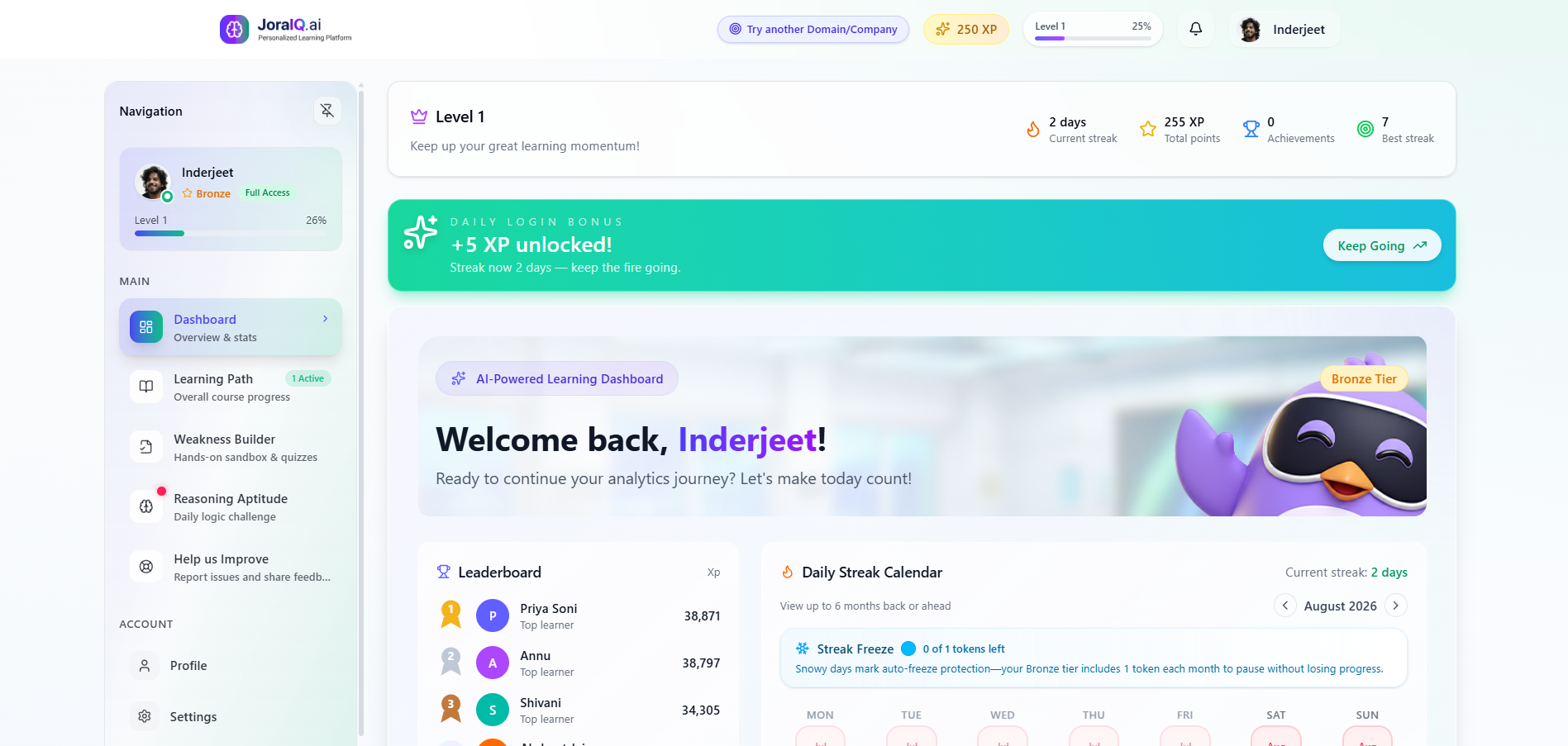 New Dashboard